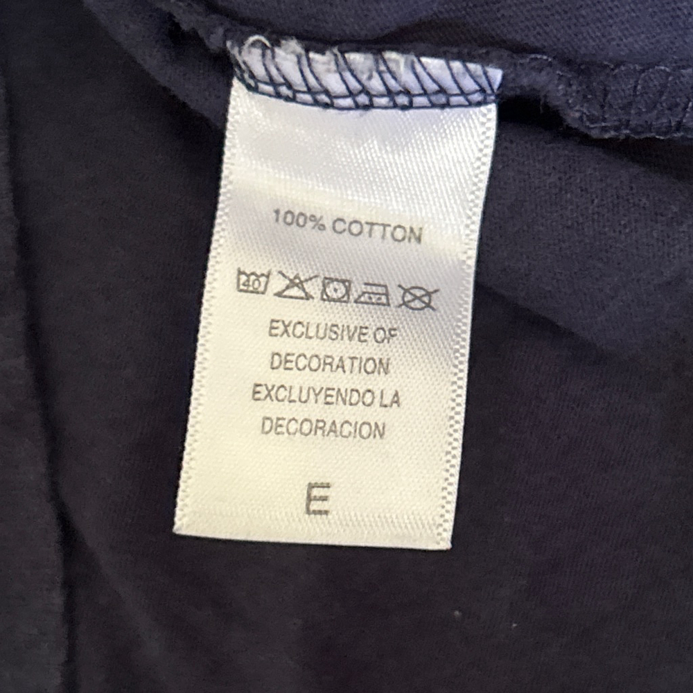 Girls Casual Dress Navy White Unicorn - Picture 3 of 4